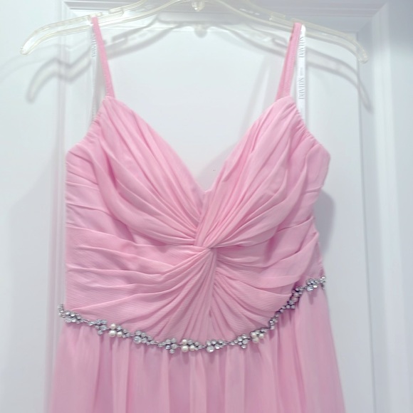 David’s Bridal bridesmaid pink dress - Picture 4 of 5